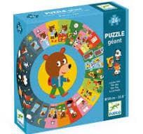 Yuvarlak Puzzle Bir Gün 24 Parça resmi